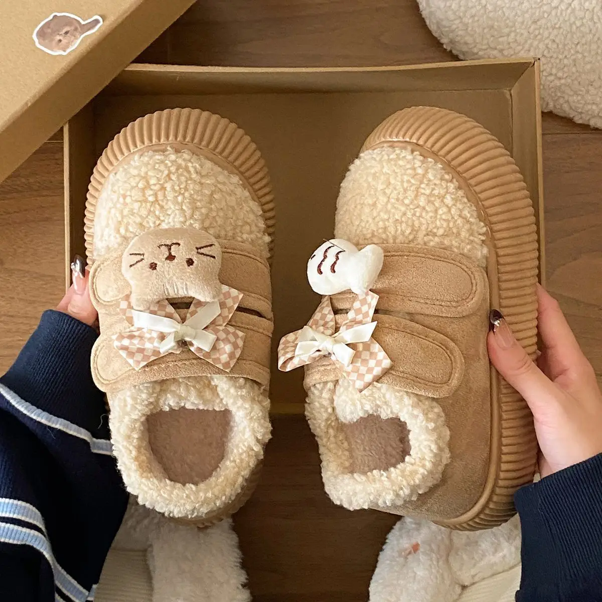 2025 Winter Cat Fish Velvet Shoes for Women — feature 23