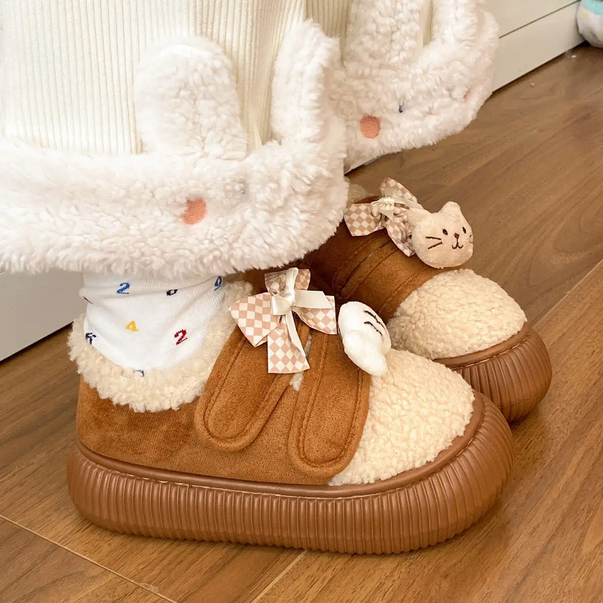 2025 Winter Cat Fish Velvet Shoes for Women — feature 32