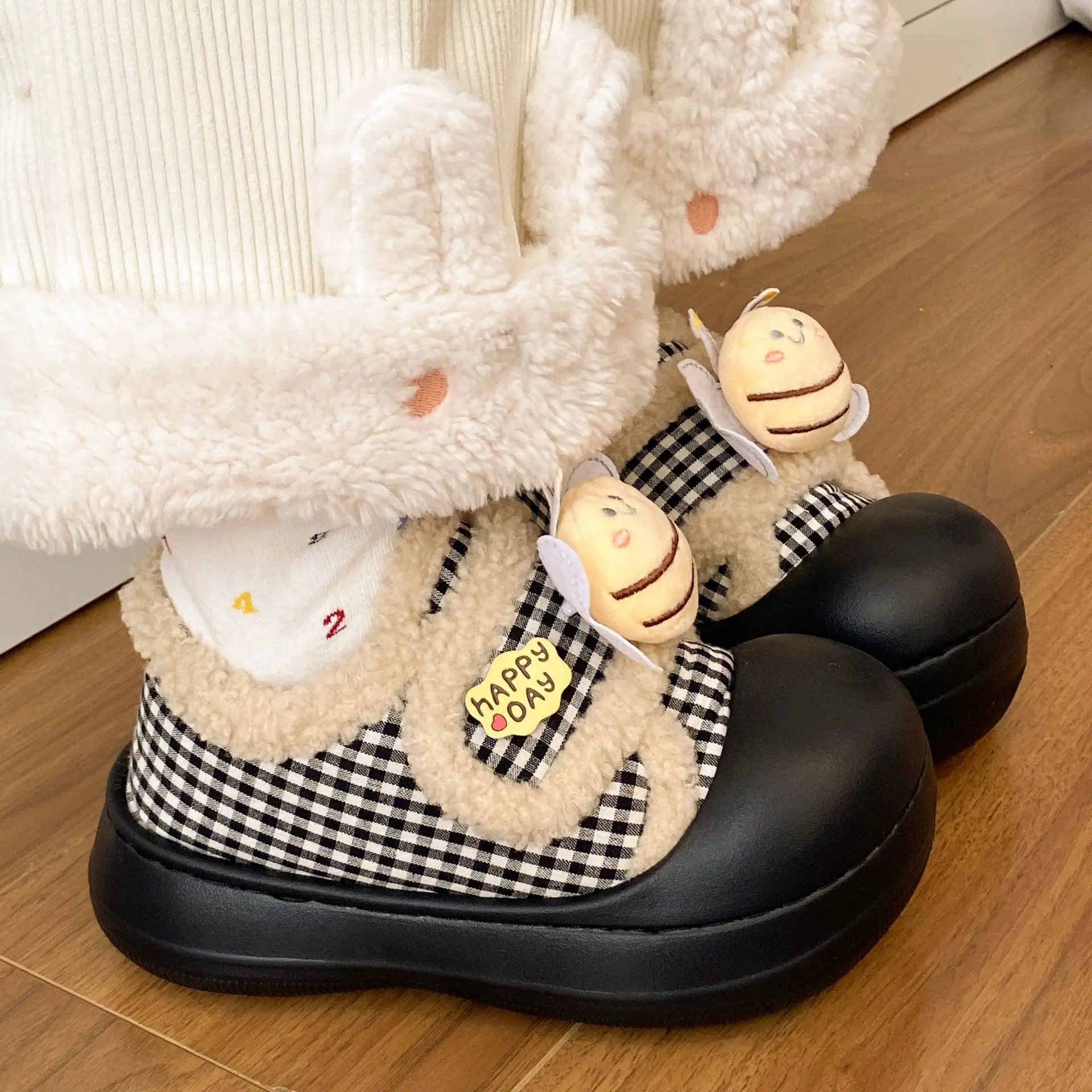 New Cartoon Cartoon Shoes for Kids 2025 Winter Soft Slippers - Image 5