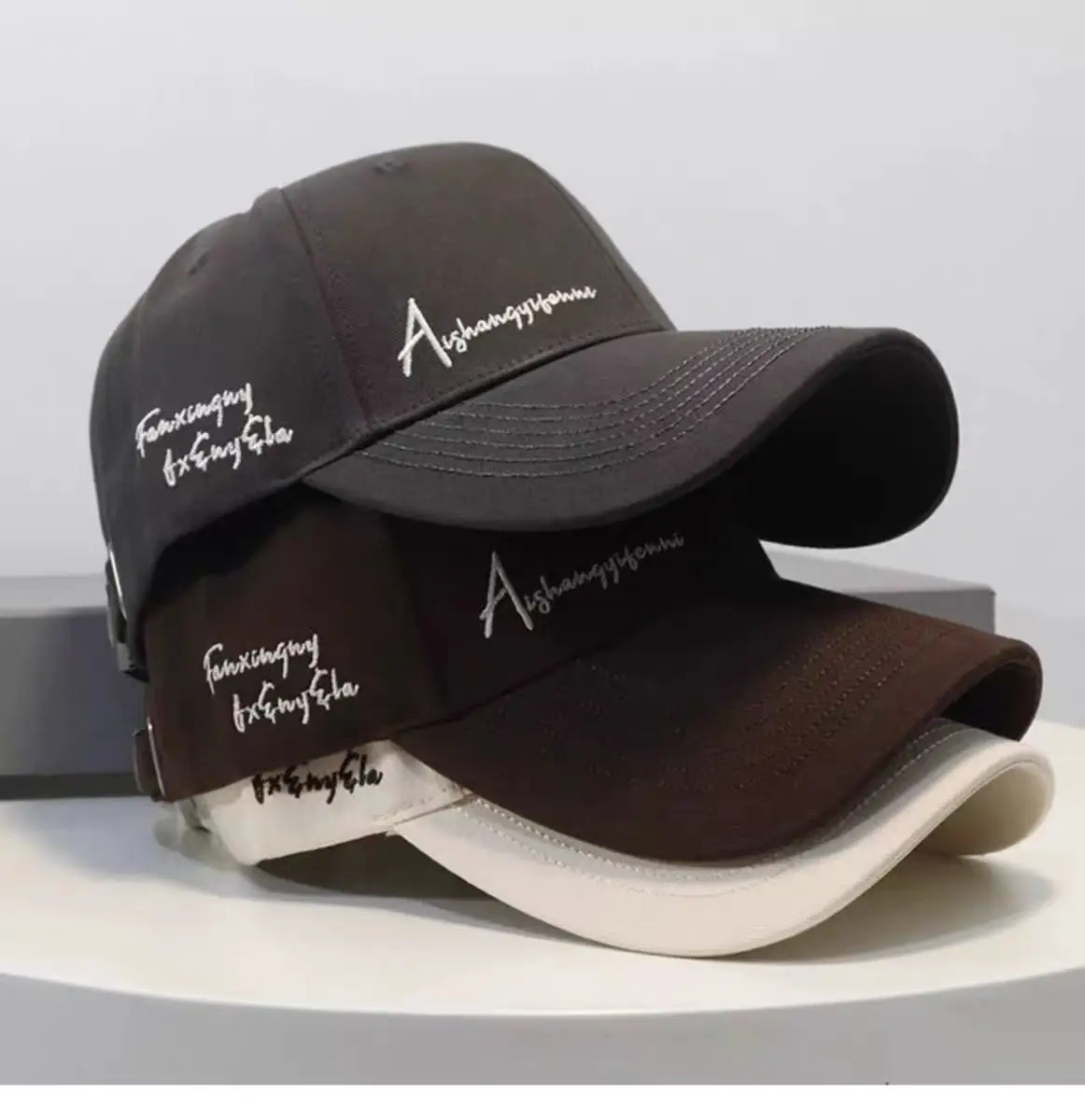 Women Purple Embroidered Baseball Cap Small — feature 9