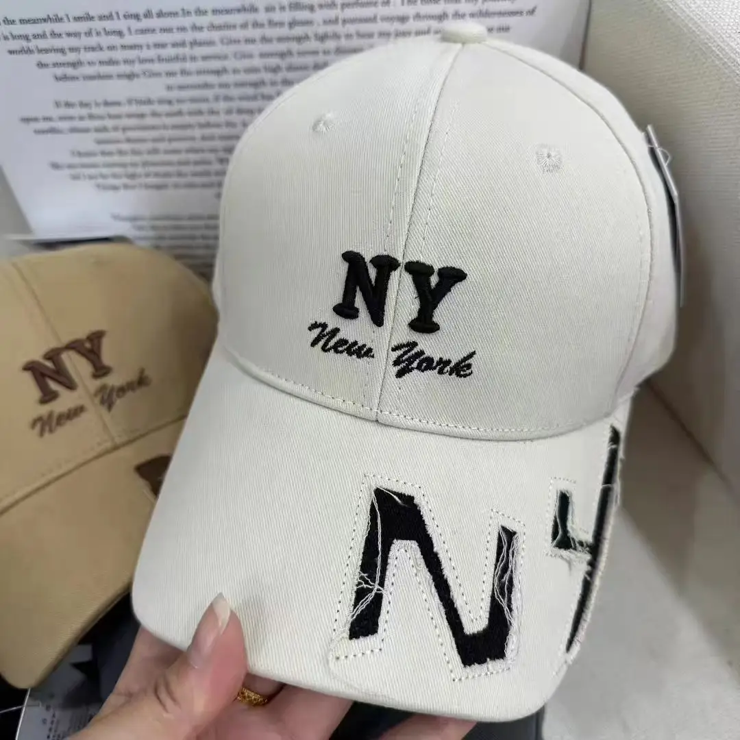 Women Maroon NY Logo Baseball Cap - Image 8