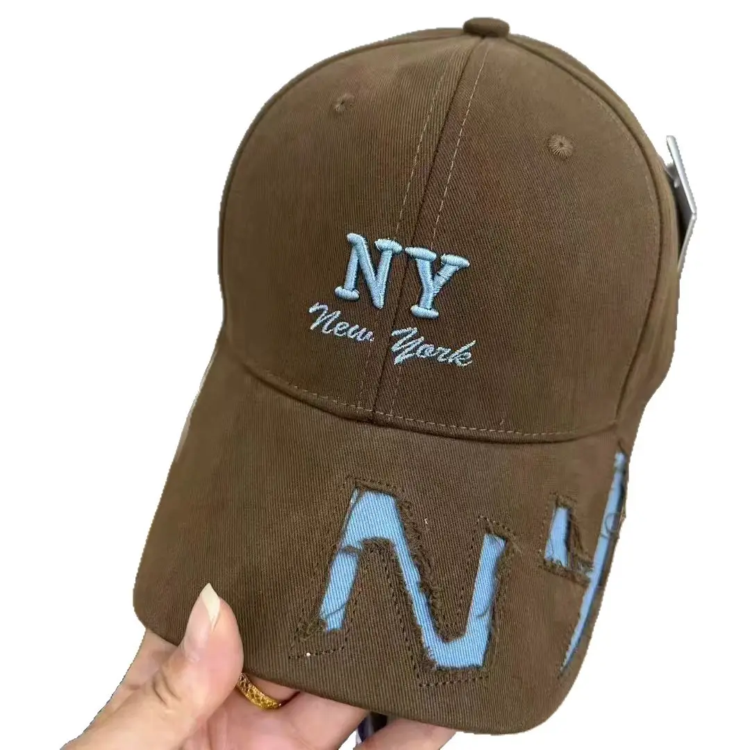 Women Maroon NY Logo Baseball Cap - Image 11