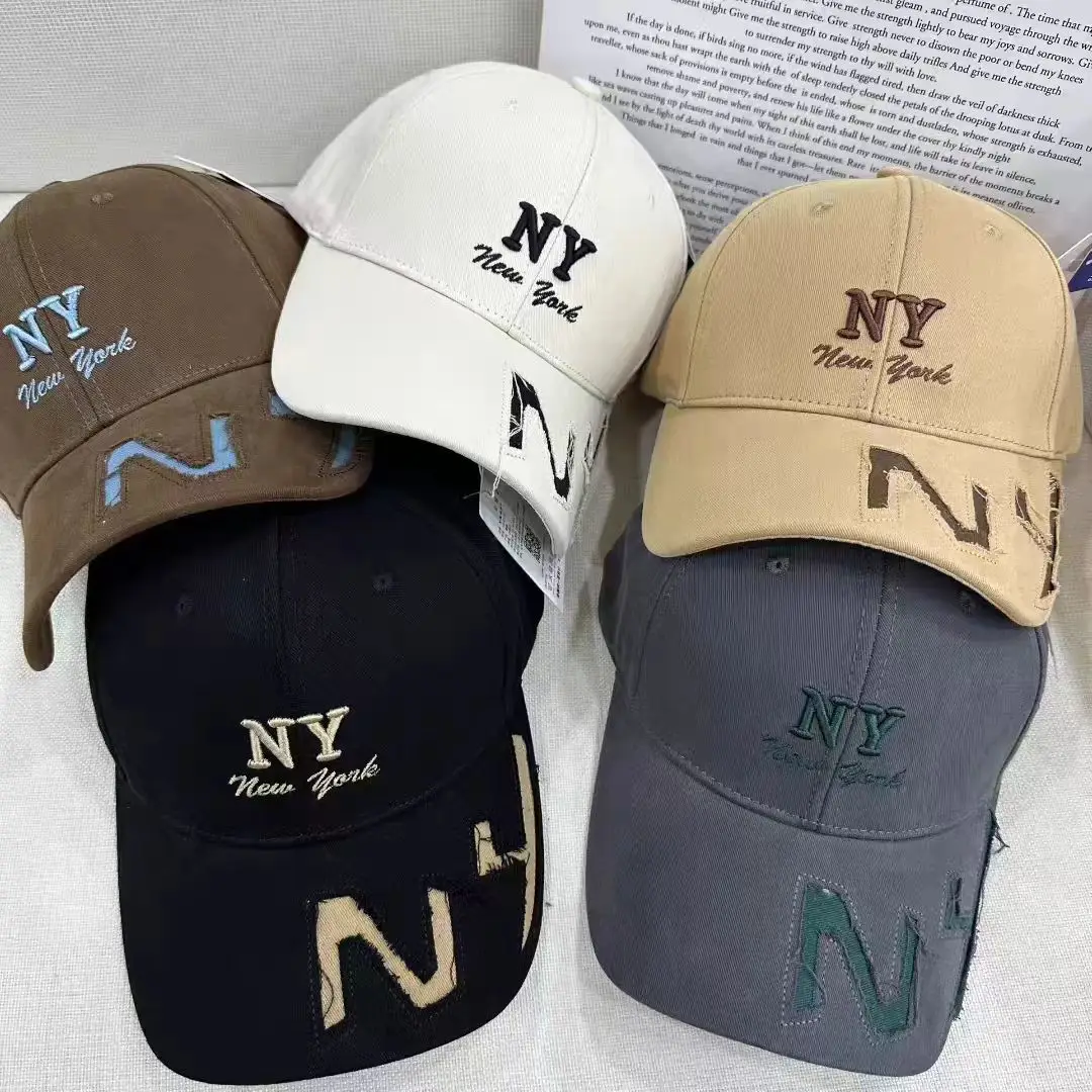 Women Maroon NY Logo Baseball Cap — feature 2