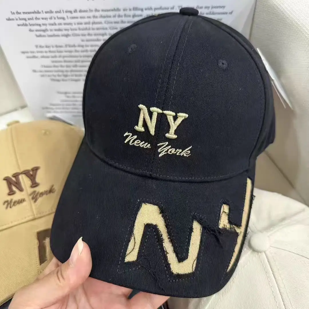 Women Maroon NY Logo Baseball Cap — feature 6
