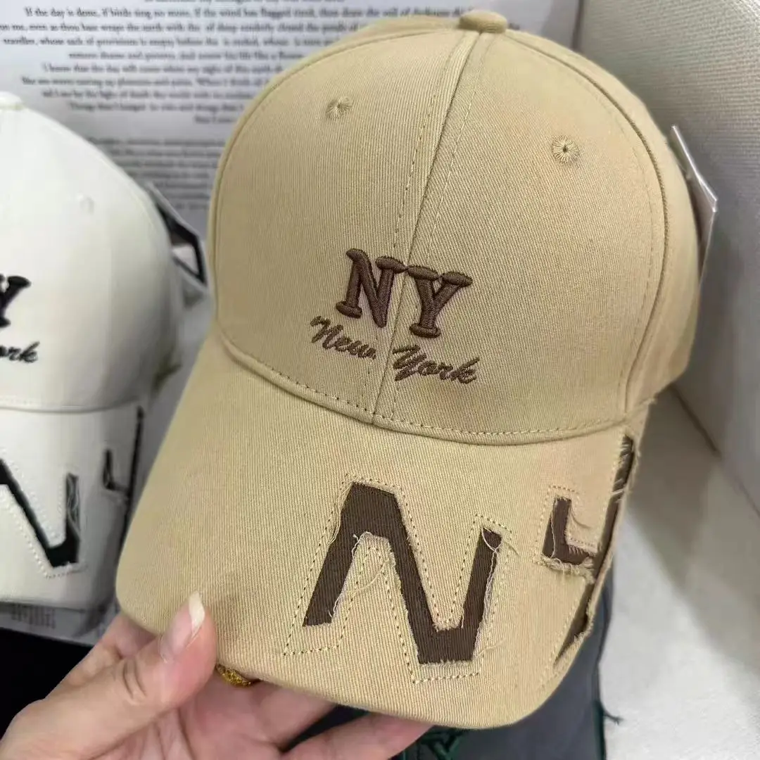 Women Maroon NY Logo Baseball Cap - Image 6
