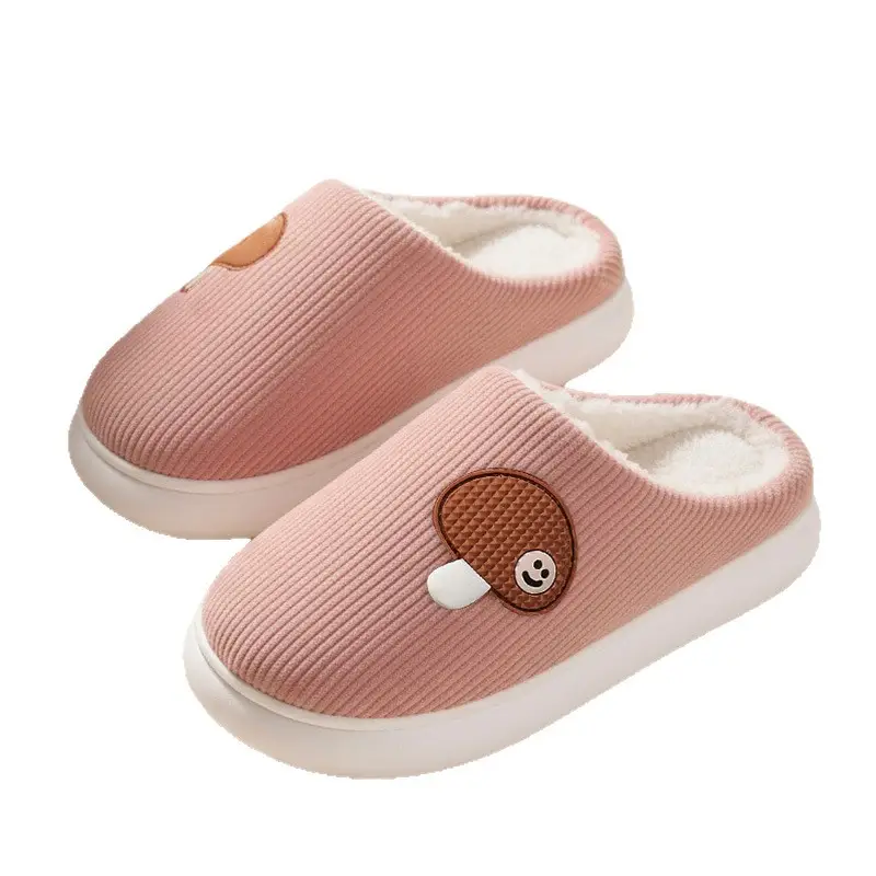 2025 New Plush Cotton Slippers for Women, Autumn and Winter Indoor Home Shoes with a Stepping-On-Clouds Feel, Warm and Plush Cotton Shoes for Men