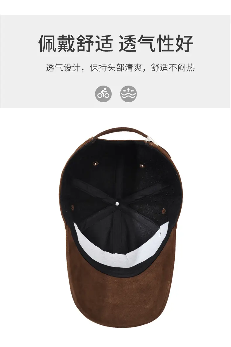 Black Letter Embroidered Baseball Cap for Women — feature 5