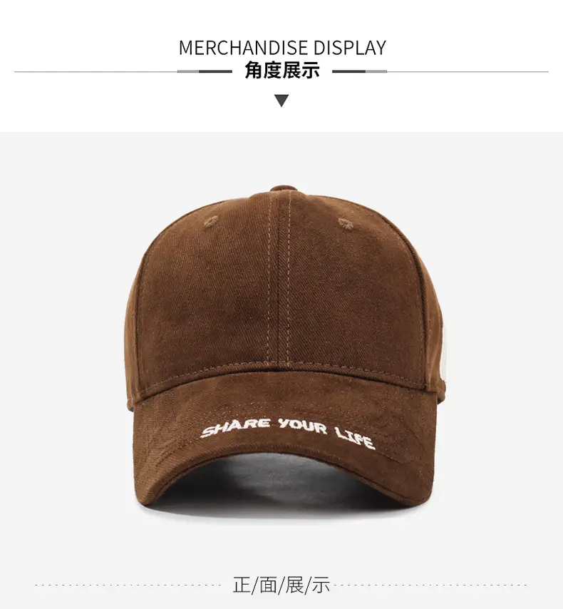 Black Letter Embroidered Baseball Cap for Women — feature 9