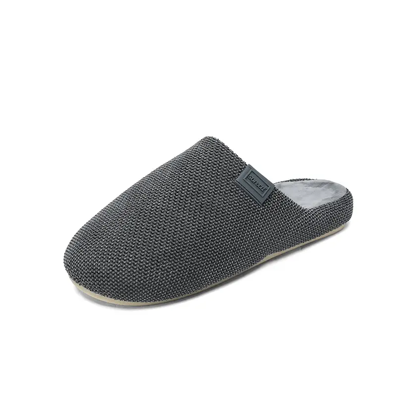 Men's Cotton Slipper with Soft Sole and Thickened Cotton