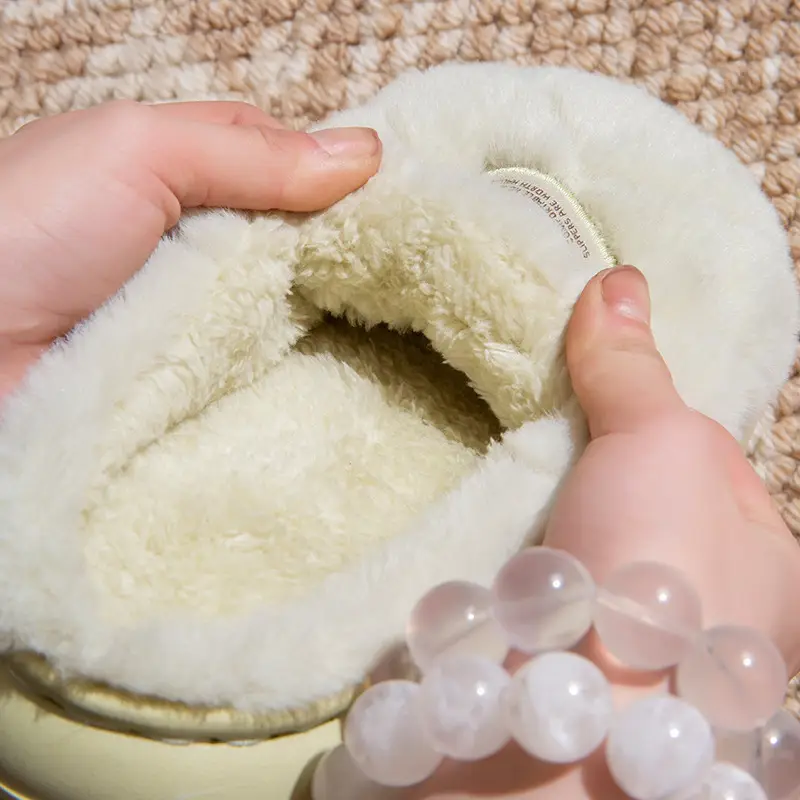 Men Winter Fleece Slippers Warm Non-Slip - Image 8