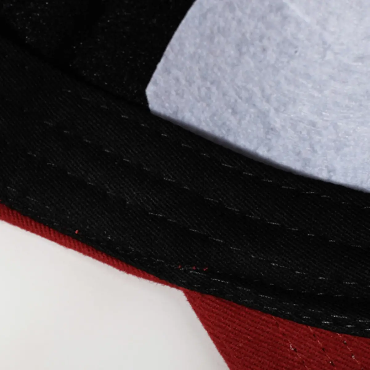 Red Wide-Brimmed Baseball Cap for Men Women Oversized - Image 8