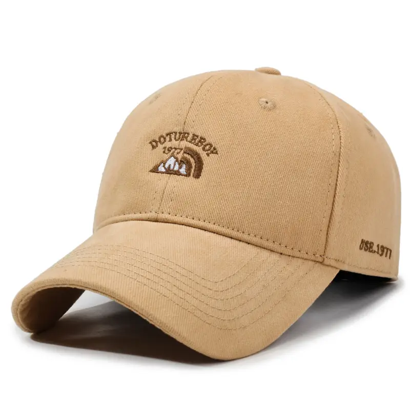 Red Wide-Brimmed Baseball Cap for Men Women Oversized - Image 2