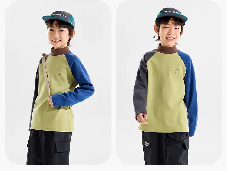 Dudujia Kids Winter Turtleneck Bottom T-Shirt Medium Large — feature 18