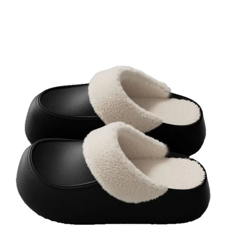 Stuffed Warm Cotton Slippers for Women 2025 New Autumn and Winter Indoor Home Non-Slip Thick-Soled Cotton Slippers for Women - Image 11