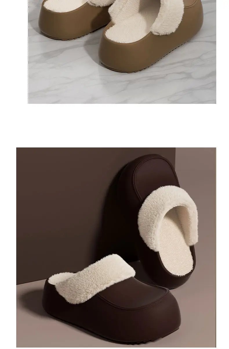 Stuffed Warm Cotton Slippers for Women 2025 New Autumn and Winter Indoor Home Non-Slip Thick-Soled Cotton Slippers for Women — feature 7