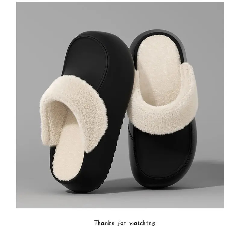 Stuffed Warm Cotton Slippers for Women 2025 New Autumn and Winter Indoor Home Non-Slip Thick-Soled Cotton Slippers for Women — feature 8