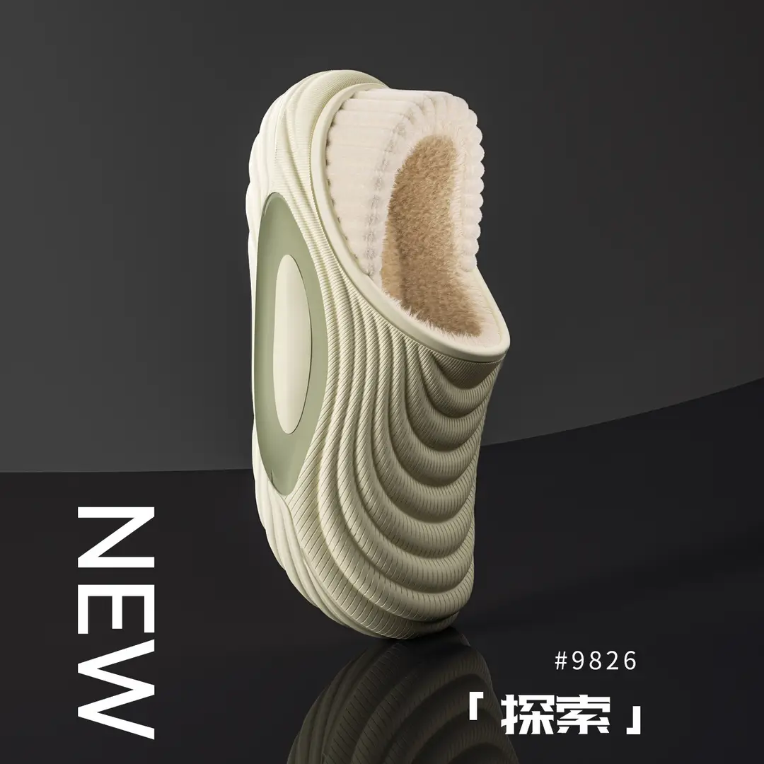 Waterproof Cotton Slippers for Men in Autumn and Winter 2025 New Home Non-Slip Cotton Shoes with Thick Soles for Women to Wear Outside - Image 7