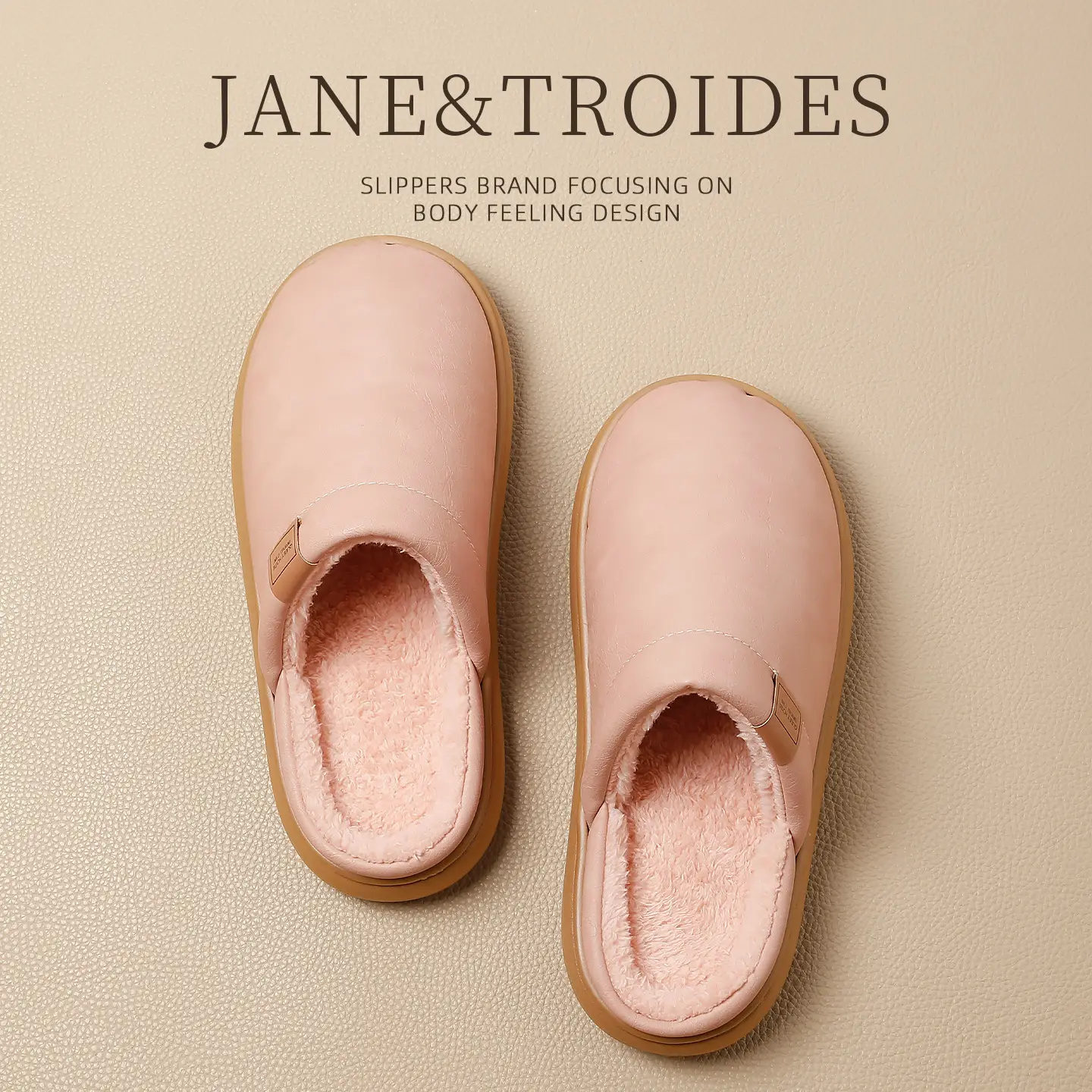 Women Pink Cotton Winter Slippers 2025 - Image 8