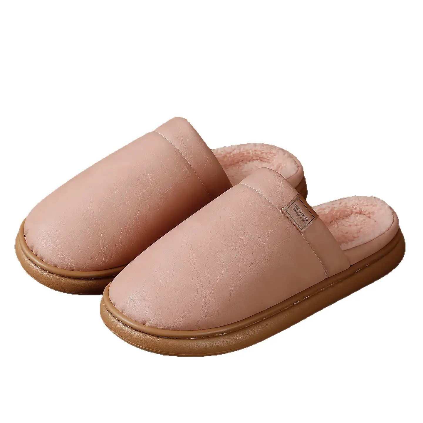 Women Pink Cotton Winter Slippers 2025 - Image 10