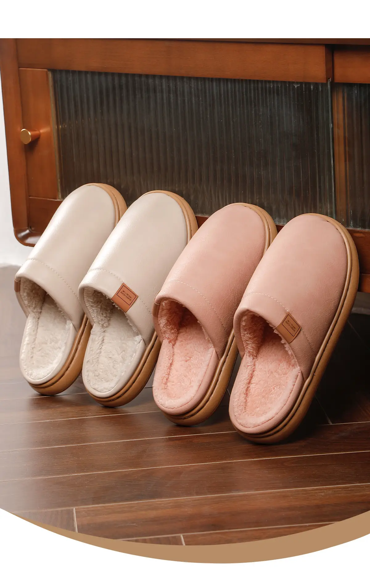 Women Pink Cotton Winter Slippers 2025 — feature 17