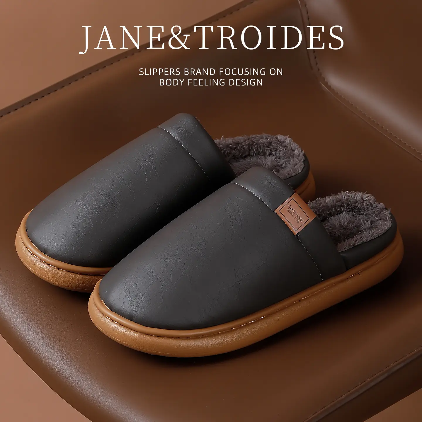 Women Pink Cotton Winter Slippers 2025 - Image 4