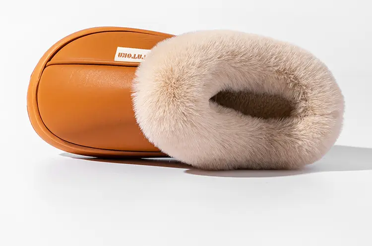 Waterproof Cotton Slippers for Women, Non-Slip, Waterproof, Silent, Thick-Soled, Wear-Resistant, Home Couple Confinement Shoes, Cotton Slippers for Men, Wholesale — feature 18