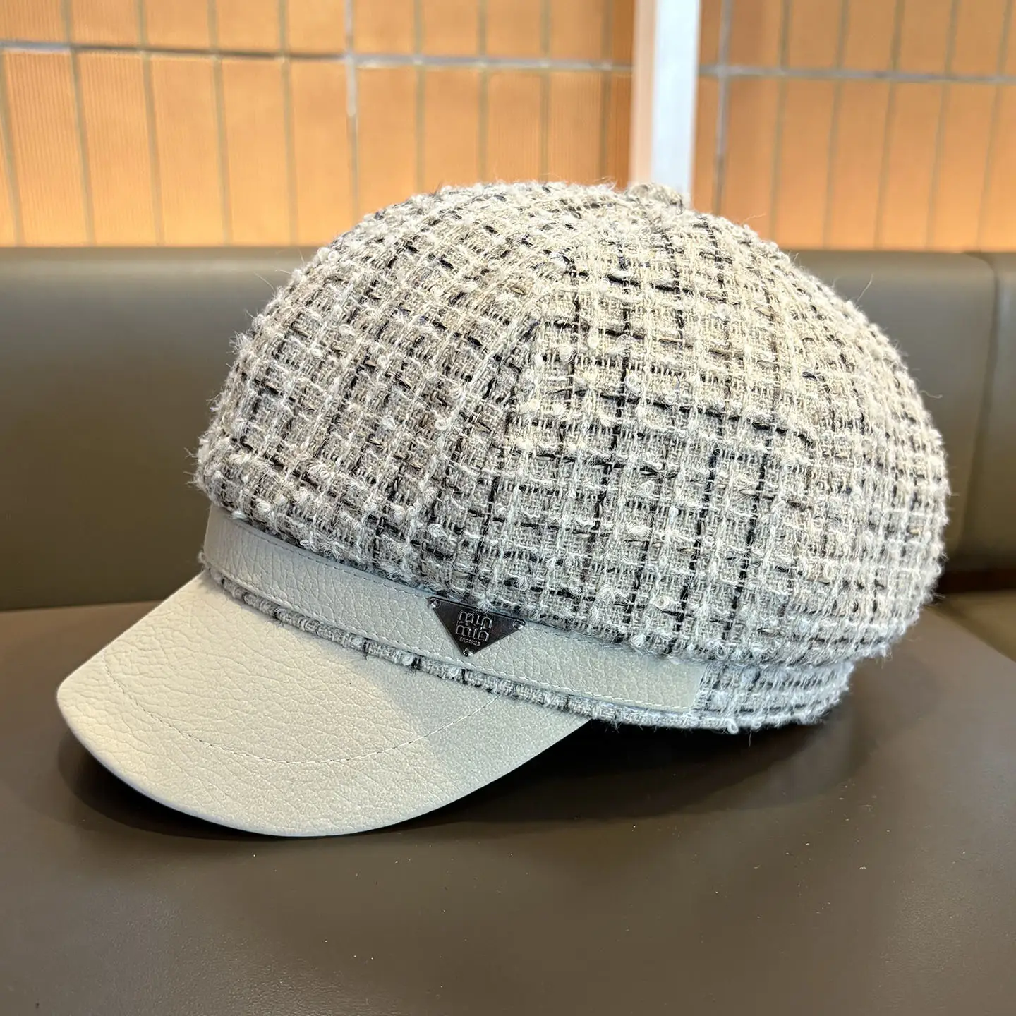 Autumn Winter Plush Octagonal Hat for Women - Image 4