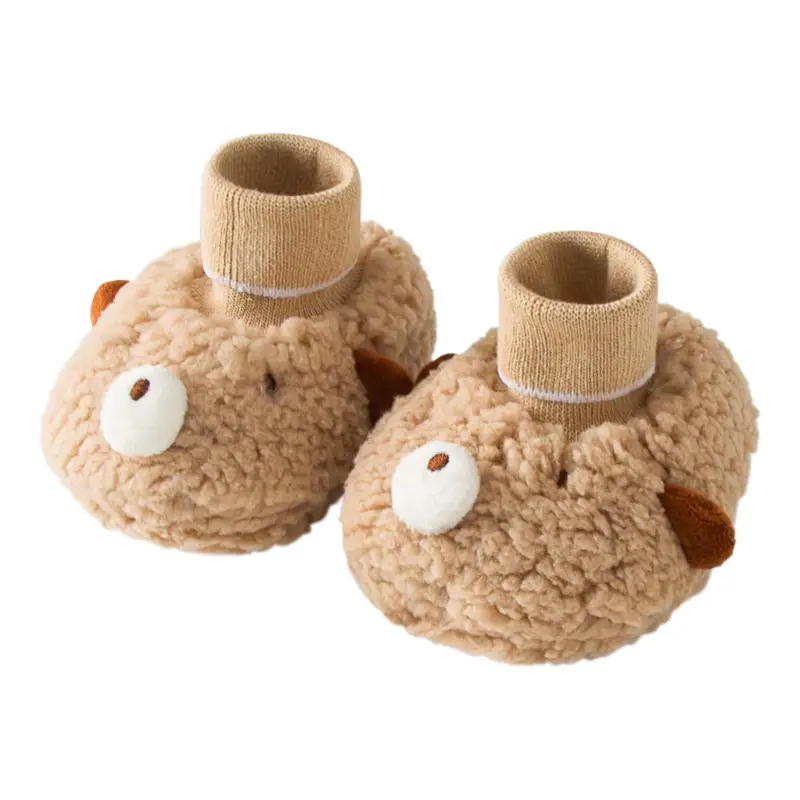 Baby Fleece Lined Warm Winter Shoes for Newborns 0-1Y