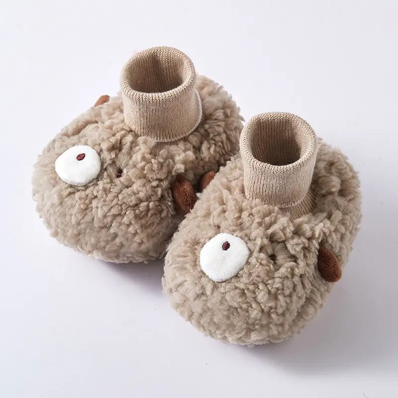 Baby Fleece Lined Warm Winter Shoes for Newborns 0-1Y