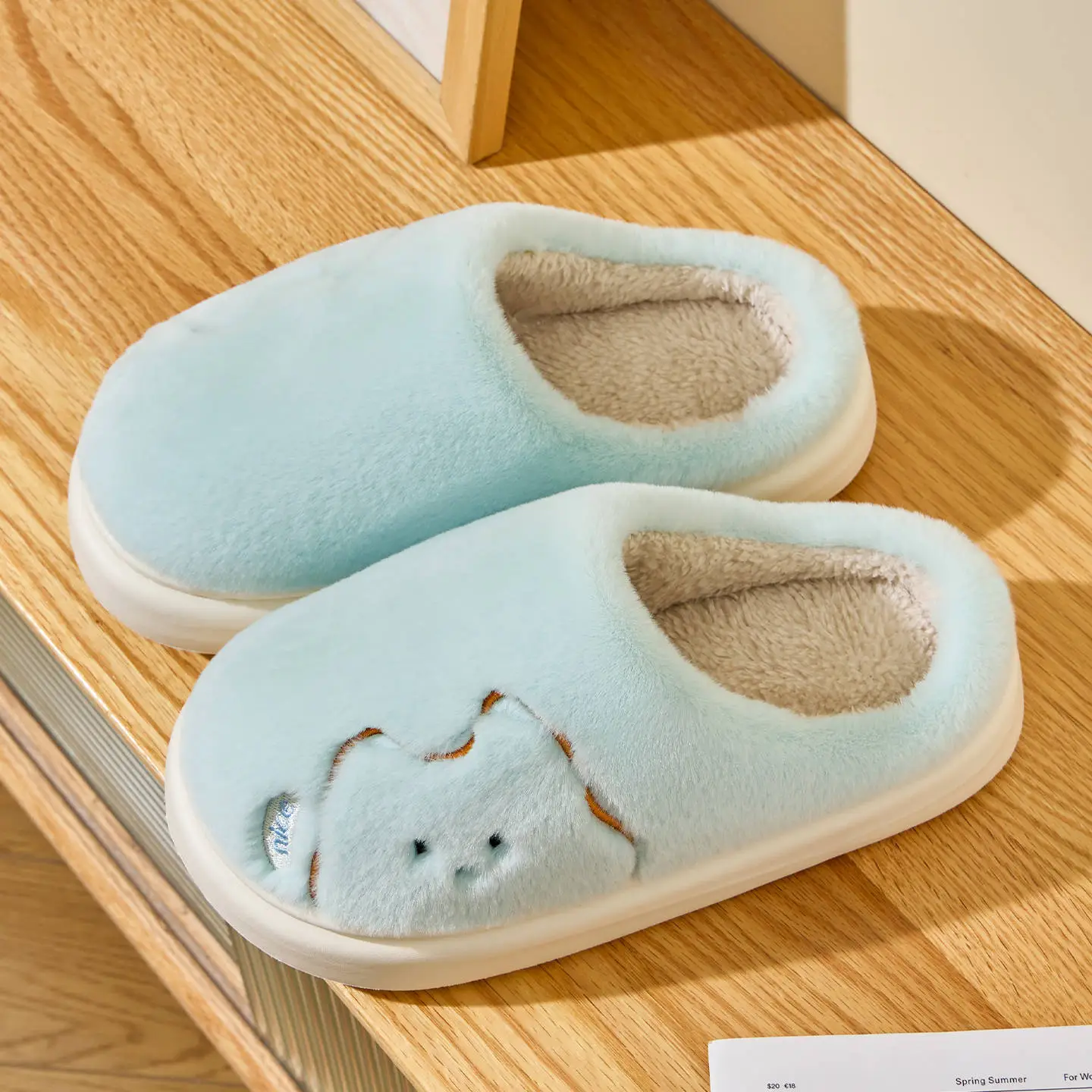 Pink Cotton Slippers for Women Winter 2025 - Image 4