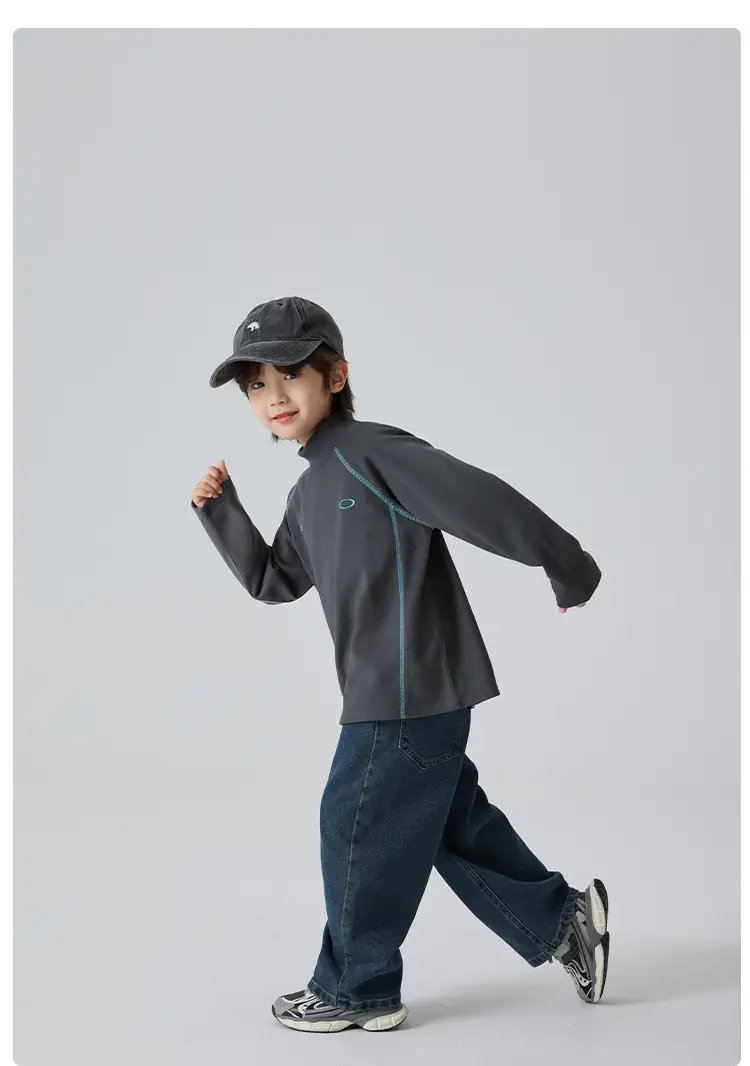 Haima's Boys Velvet Long Sleeve T-Shirt Winter 2025 — feature 12