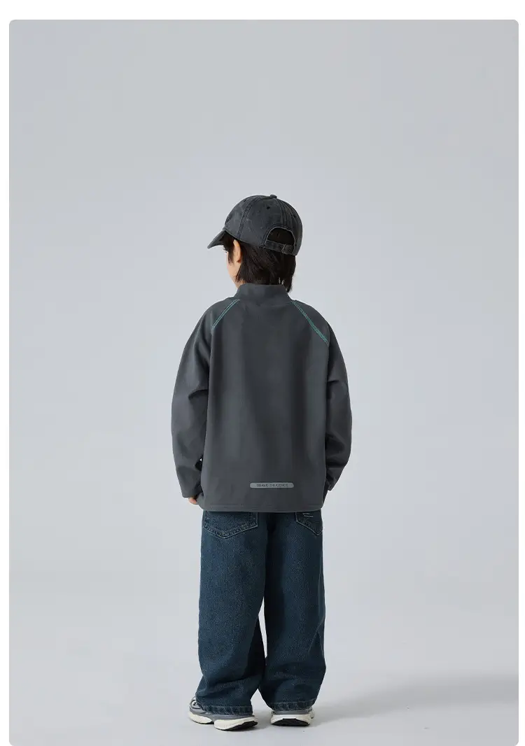 Haima's Boys Velvet Long Sleeve T-Shirt Winter 2025 — feature 13