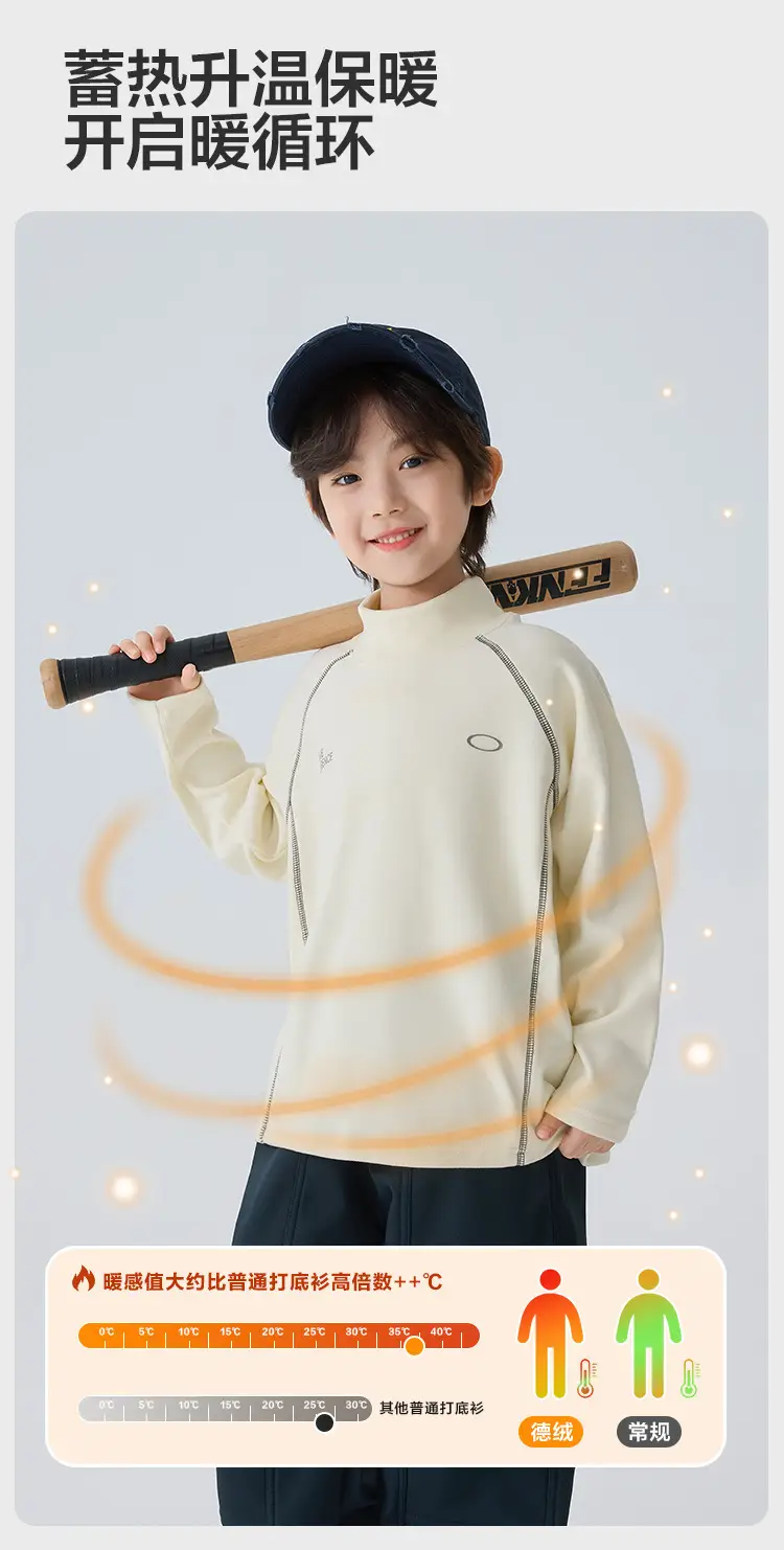 Haima's Boys Velvet Long Sleeve T-Shirt Winter 2025 — feature 5