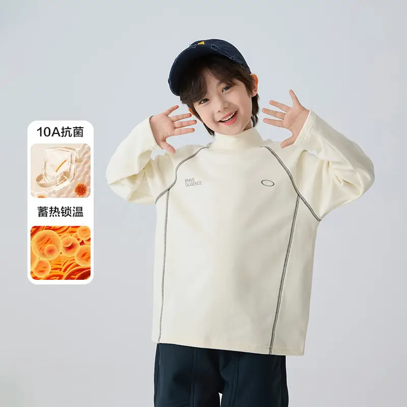 Haima's Boys Velvet Long Sleeve T-Shirt Winter 2025 - Image 3