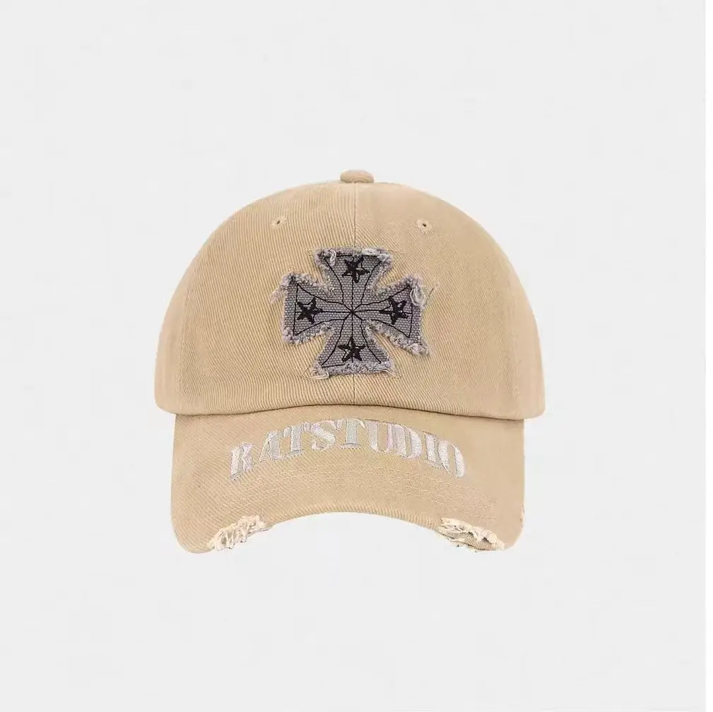 Maroon Cross-Shaped Korean Duckbill Cap for Large Head - Image 8