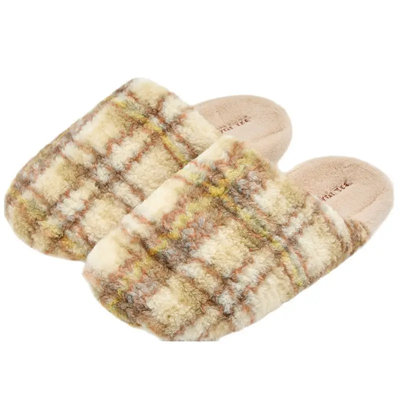 Cotton Slippers for Women Winter 2025 New Indoor Home Warm Plush Slippers Comfortable Home Men Autumn and Winter - Image 8