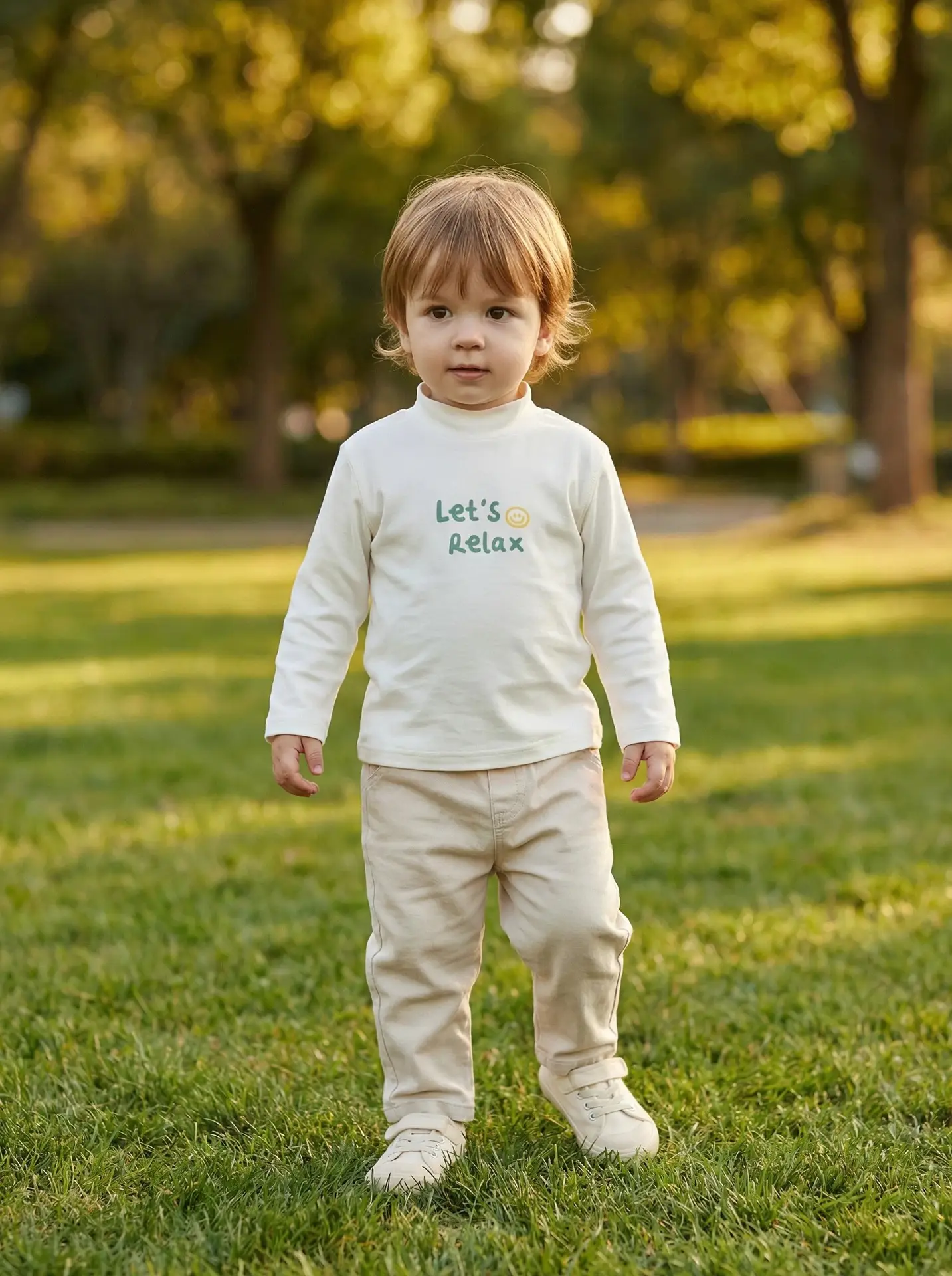Children's Striped Cotton Long Sleeve T-Shirt — feature 30