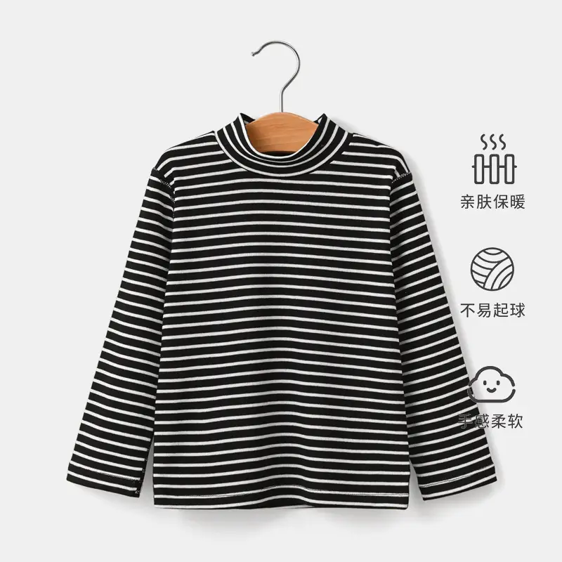 Children's Striped Cotton Long Sleeve T-Shirt - Image 15