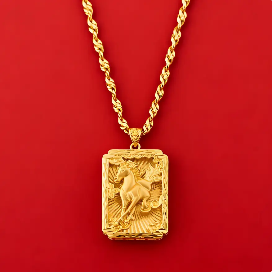 [Take on Delivery] Vietnam Sand Gold Men's Hip-Hop Fashion Domineering Boss Necklace Snake Bone Chain