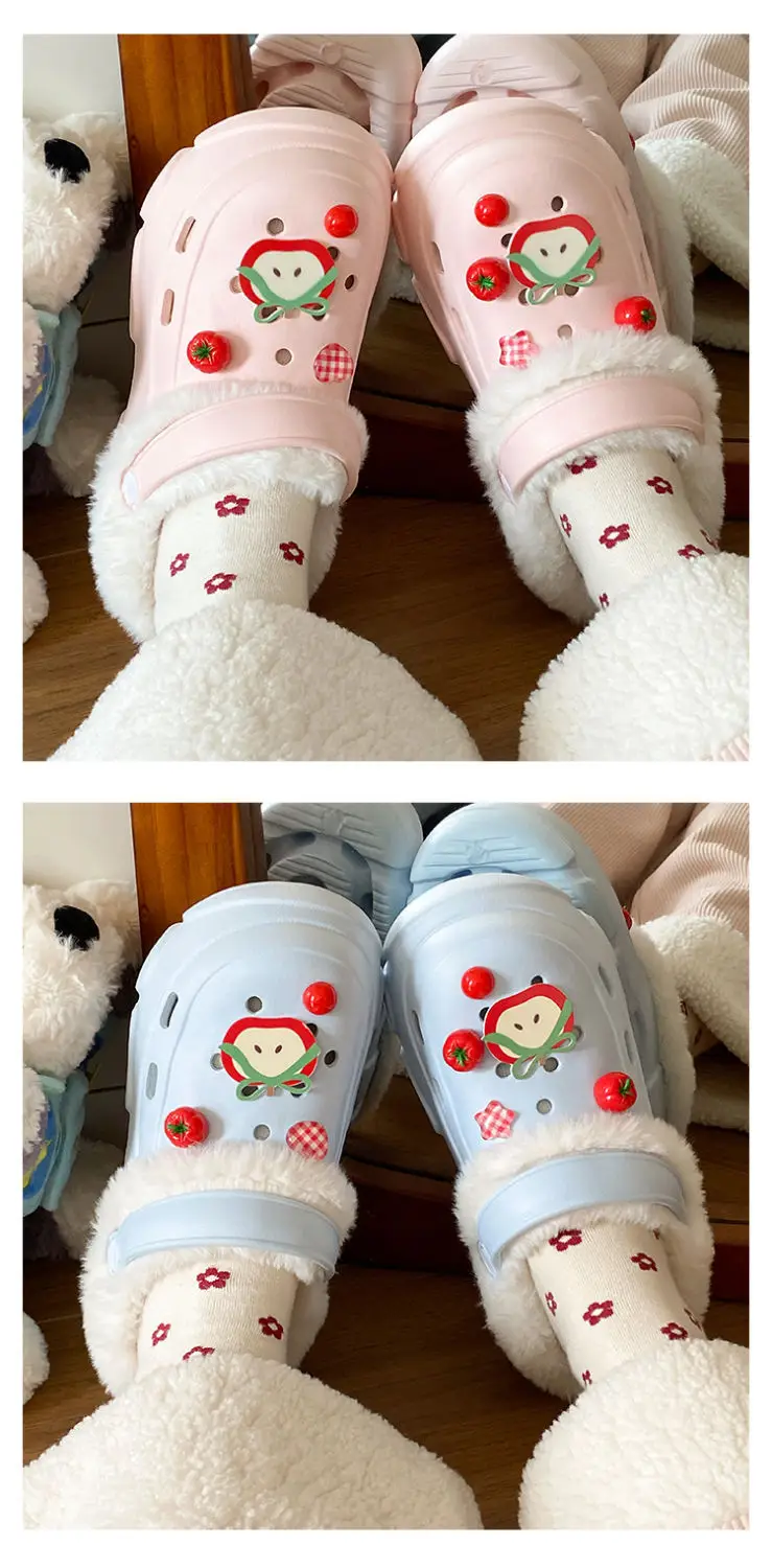 Winter Warm Detachable Clogs for Girls — feature 14