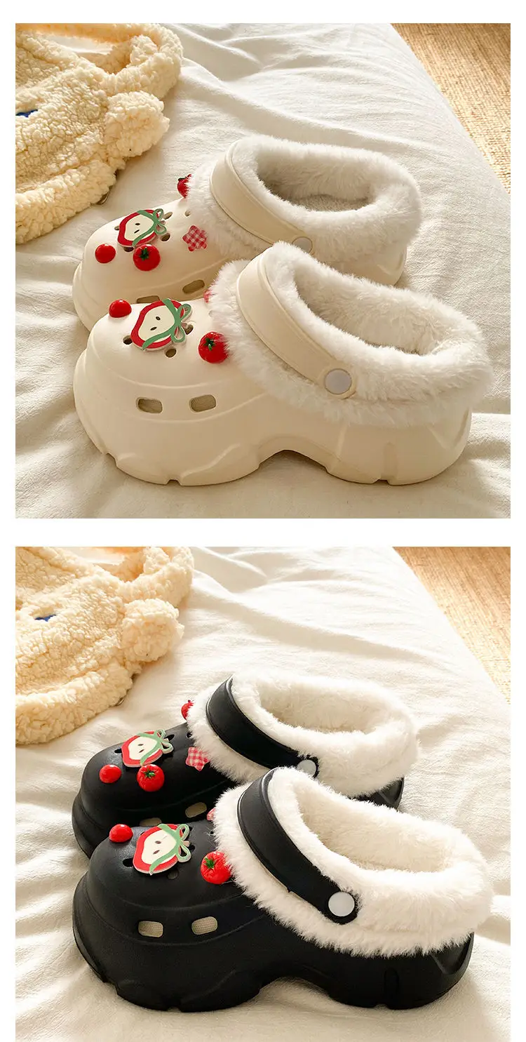 Winter Warm Detachable Clogs for Girls — feature 20