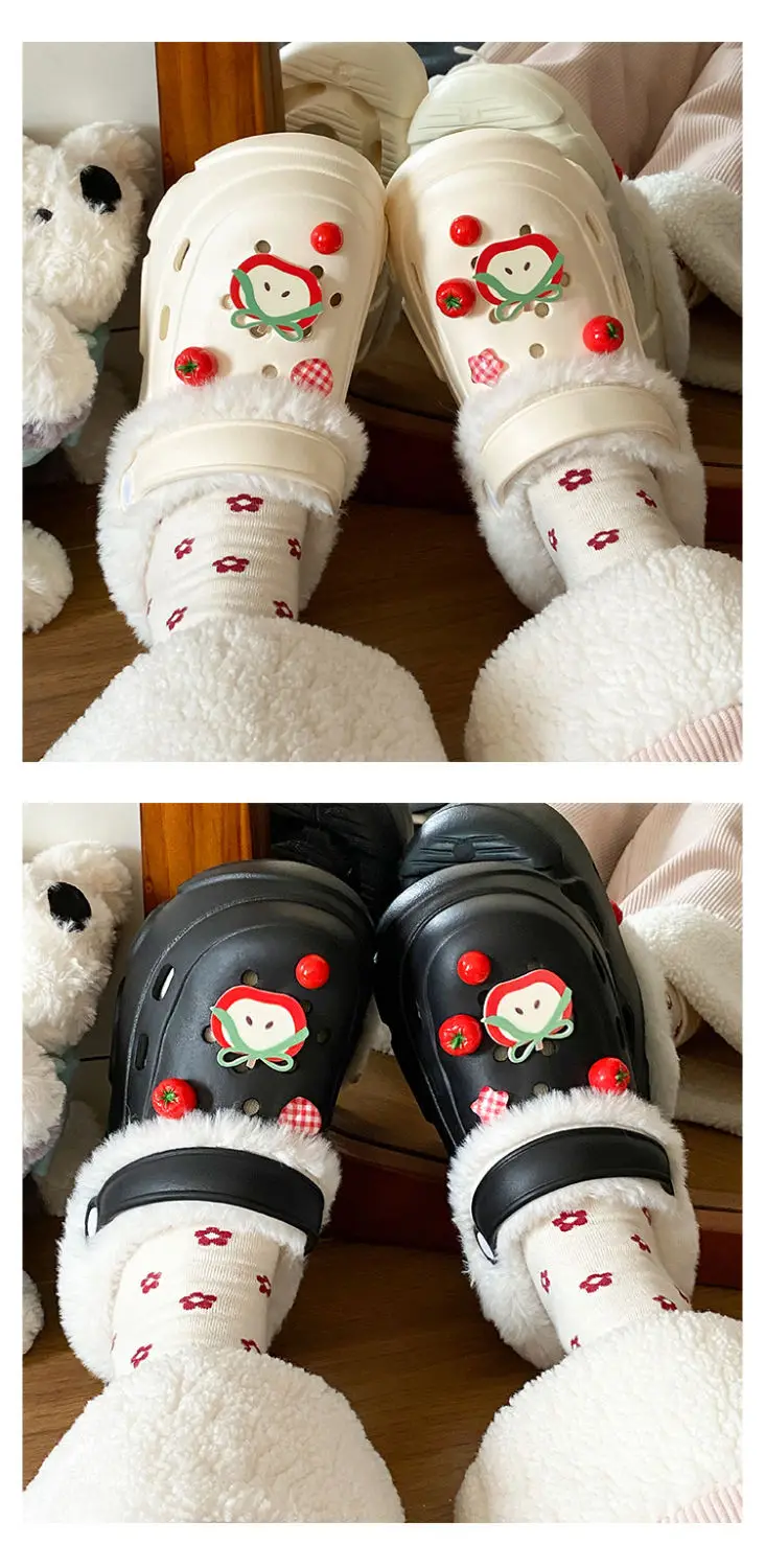 Winter Warm Detachable Clogs for Girls — feature 22