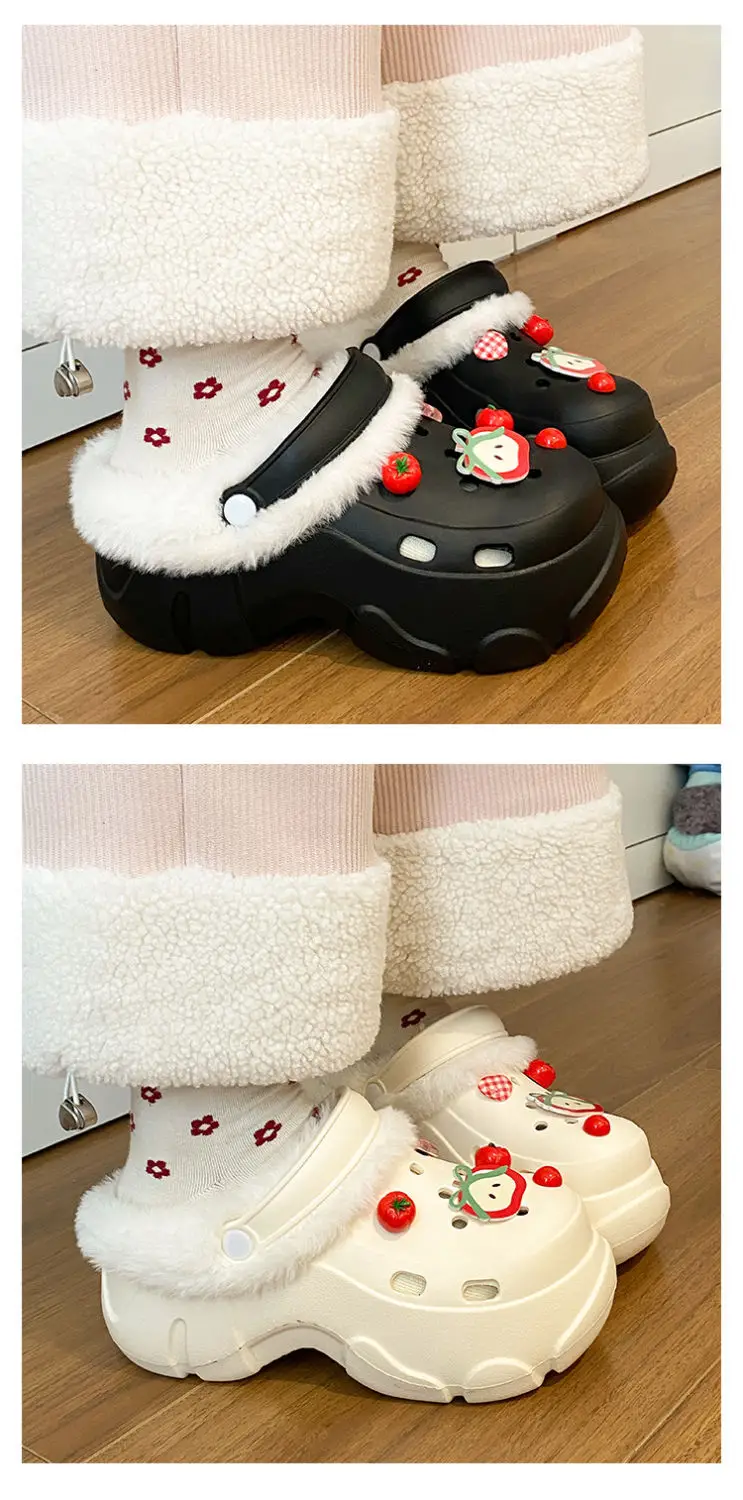 Winter Warm Detachable Clogs for Girls — feature 23