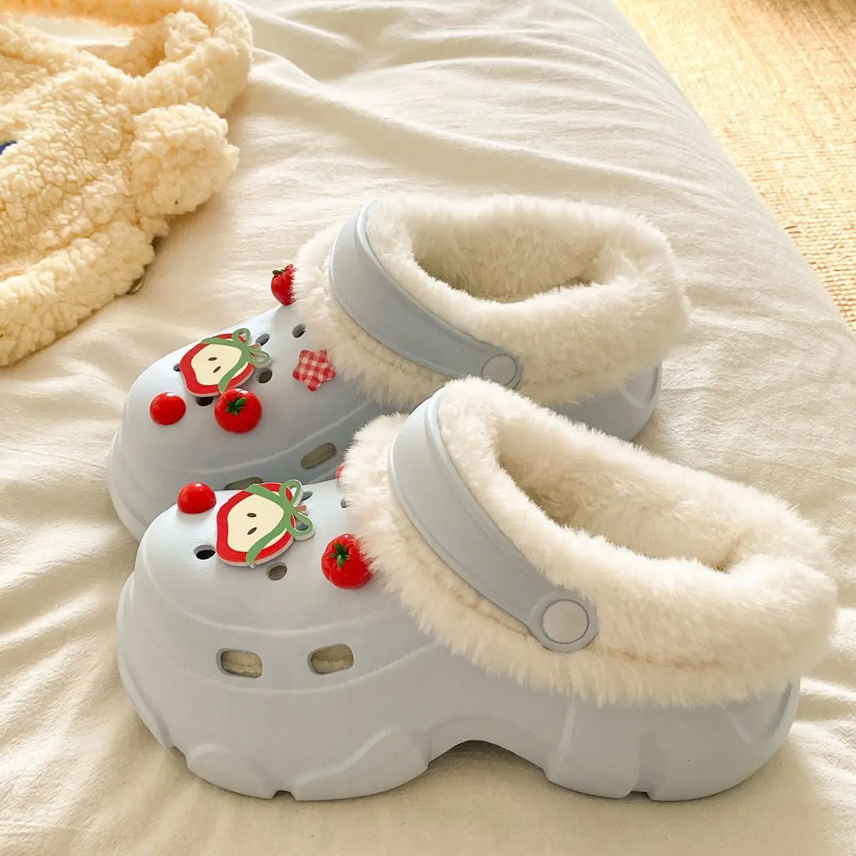 Winter Warm Detachable Clogs for Girls — feature 24