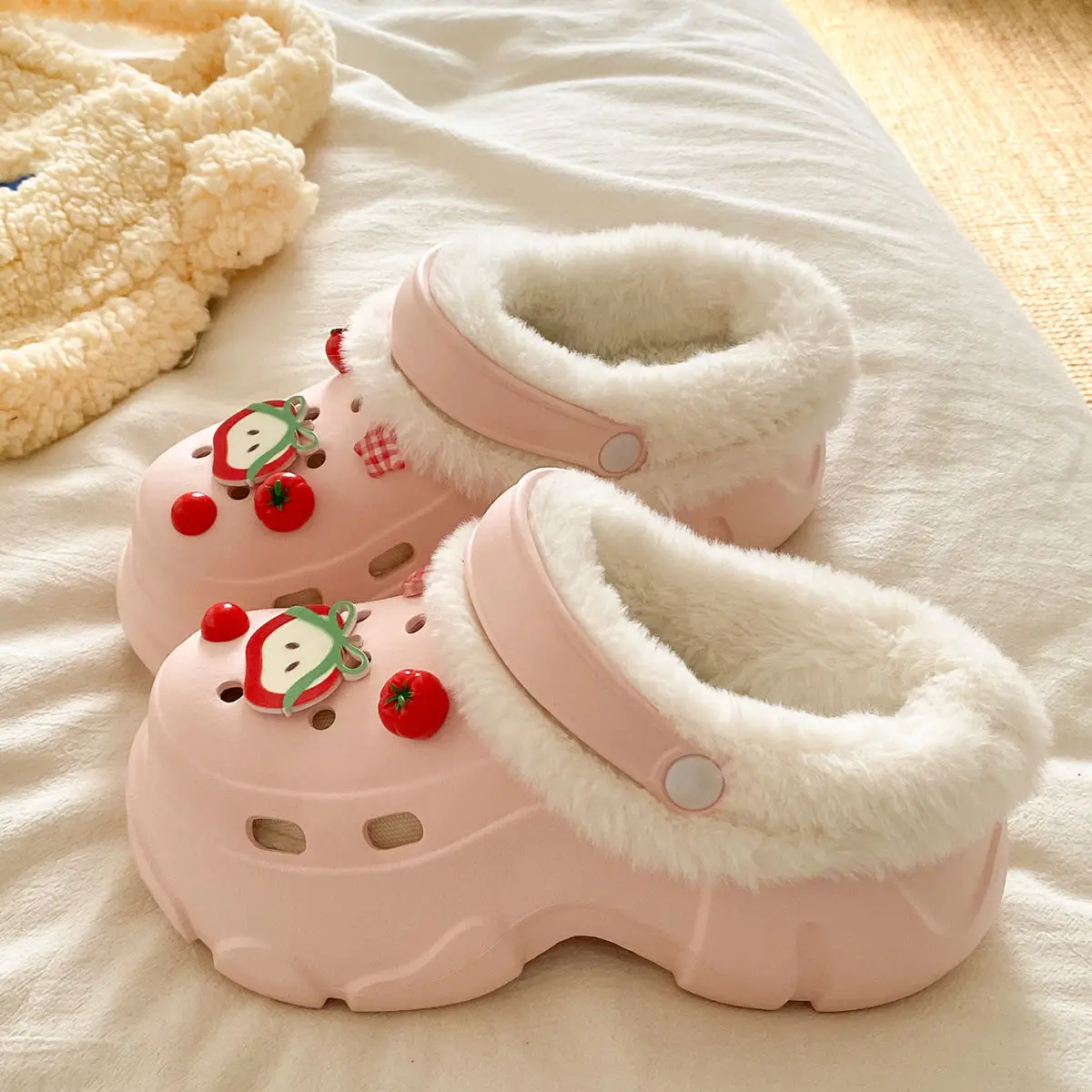 Winter Warm Detachable Clogs for Girls — feature 25