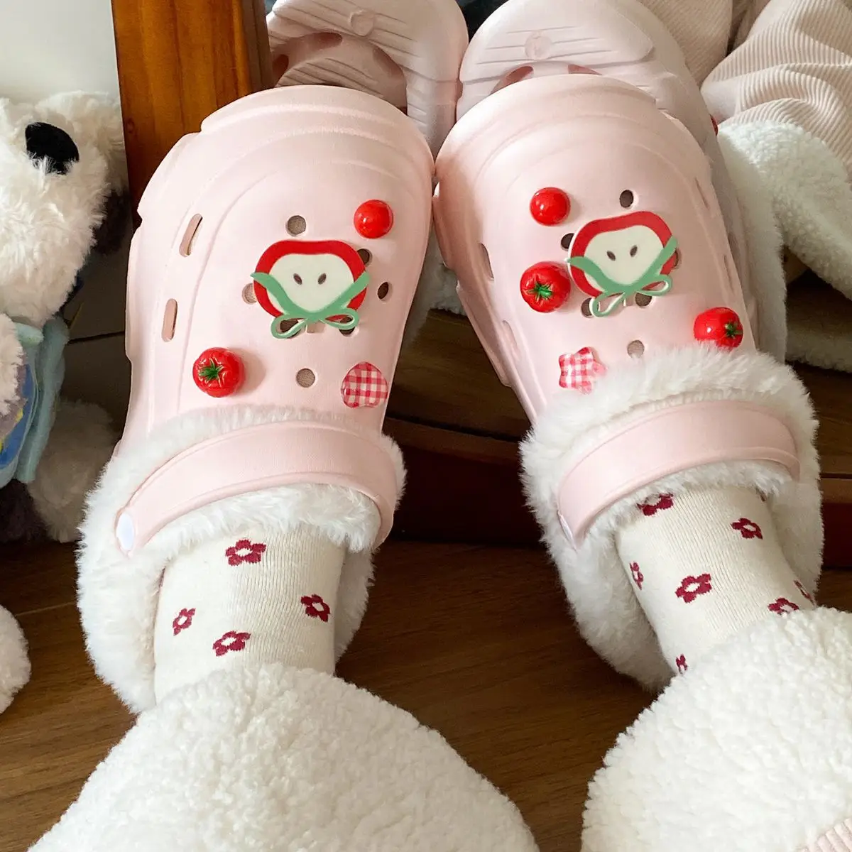 Winter Warm Detachable Clogs for Girls — feature 28