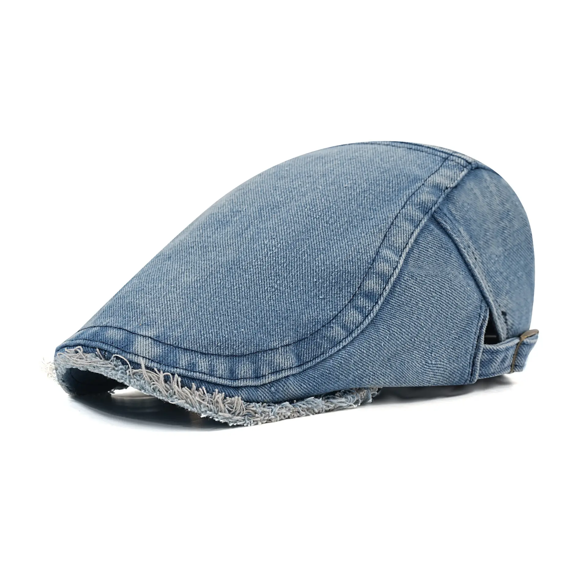 Women Duckbill Cap Autumn Retro Broken Edge - Image 2