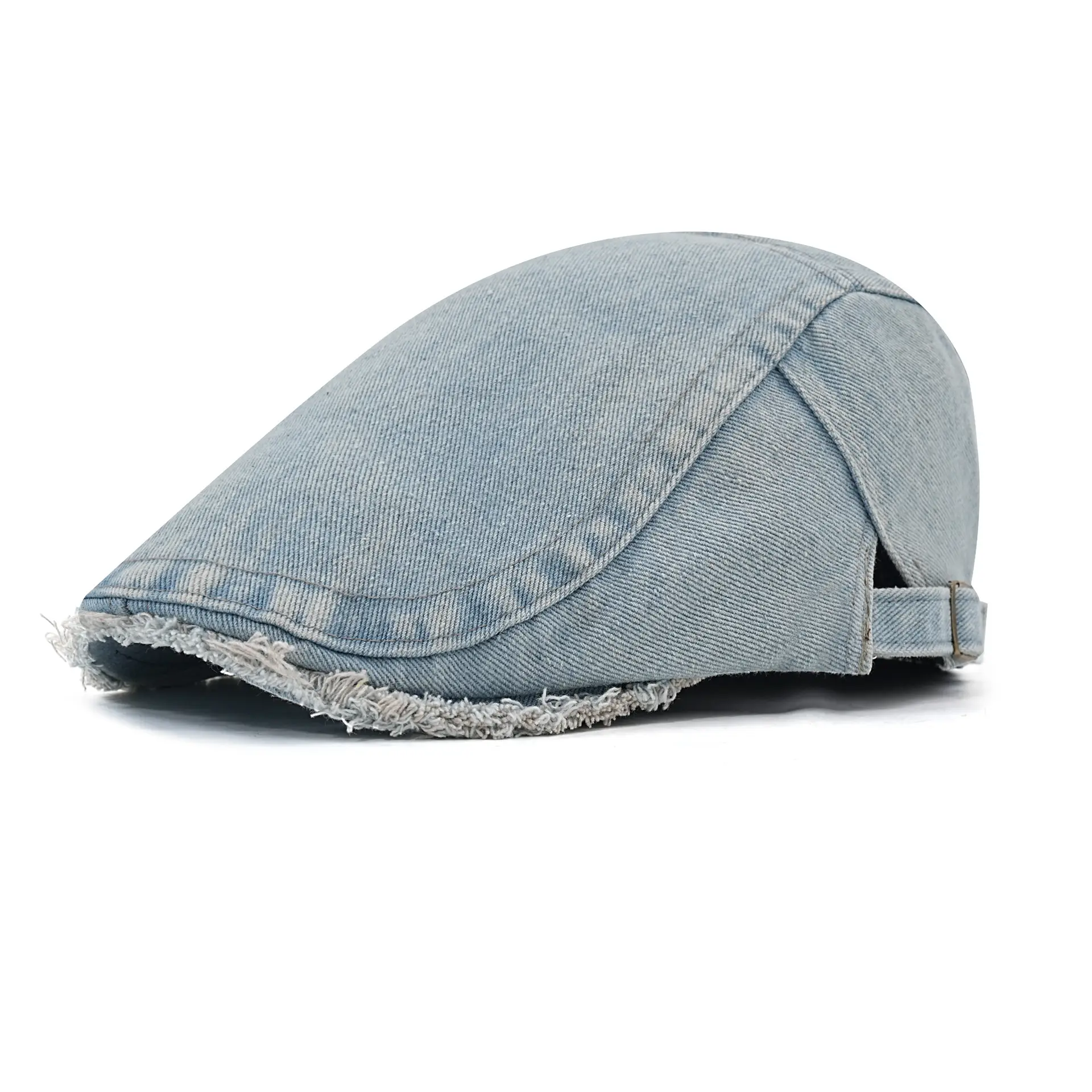 Women Duckbill Cap Autumn Retro Broken Edge - Image 3