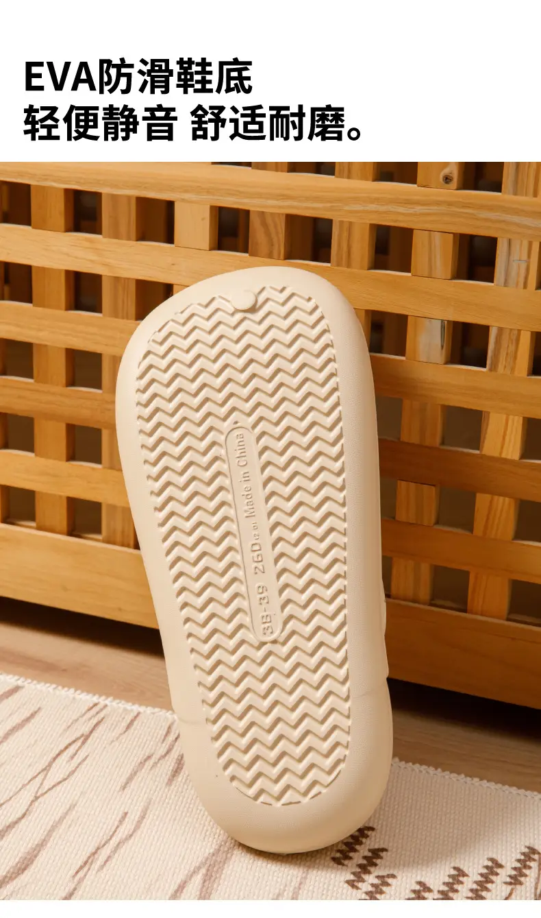 Waterproof Cotton Slippers for Women, Winter Home Non-Slip Thick-Soled Fleece-Lined Warm Antibacterial Anti-Odor Closed-Toe Cotton Slippers for Men, 2026 New Model — feature 7