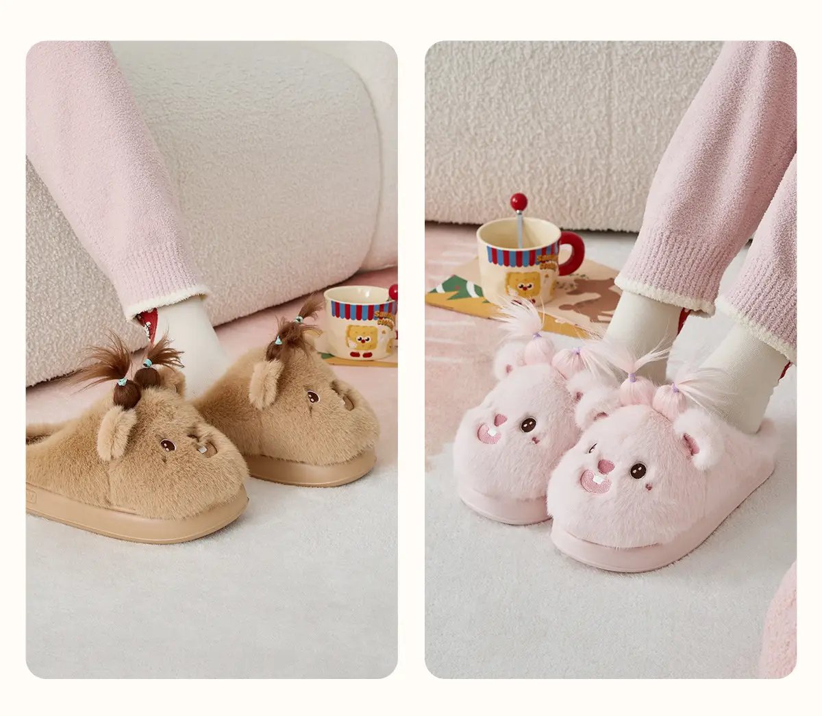 Women Cotton Plush Slippers Winter 2025 — feature 14
